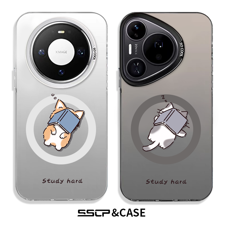 适用华为mate80promax手机壳新款pura70可爱情侣mate60pro磨砂磁吸mt70pro+全包镜头80ultra防摔air女卡通40