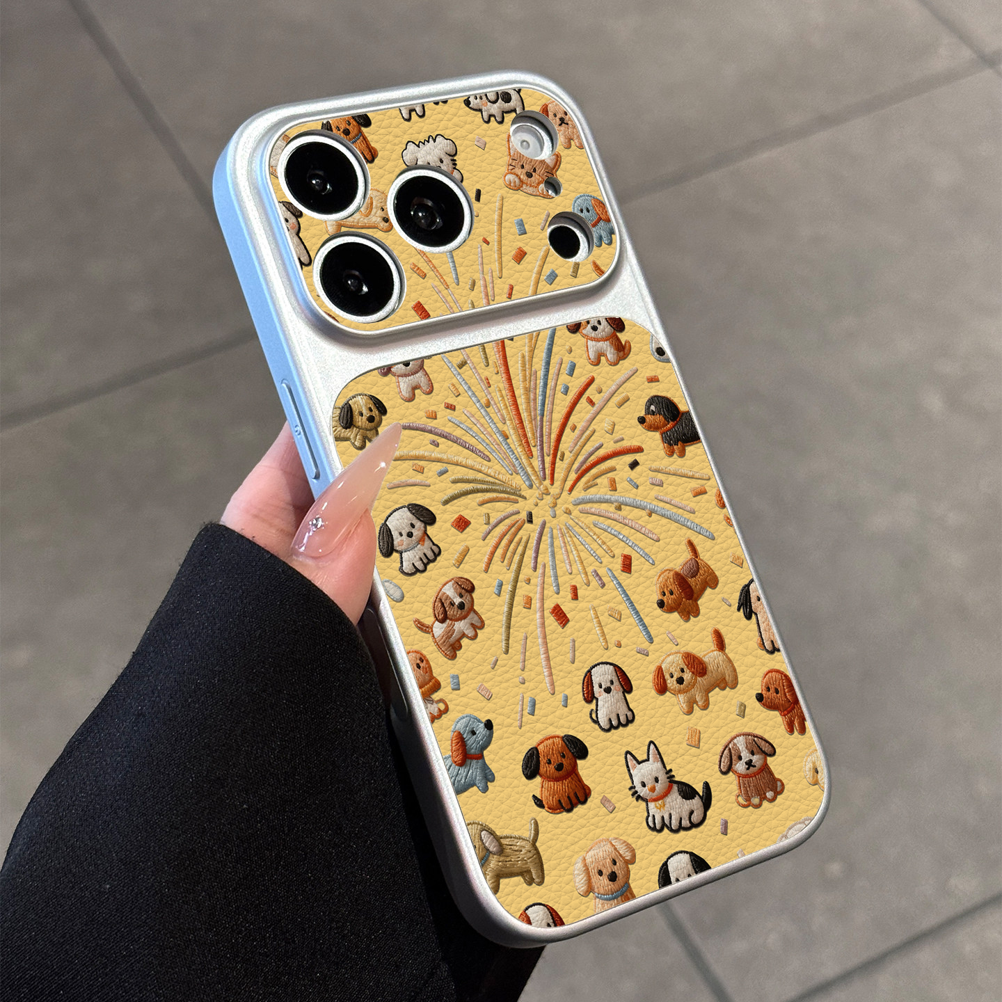 不撞款适用苹果16promax手机壳秒变17pro新款巨好看iphone15卡通14全包镜头13女可爱超好看撞色小羊皮防摔PM