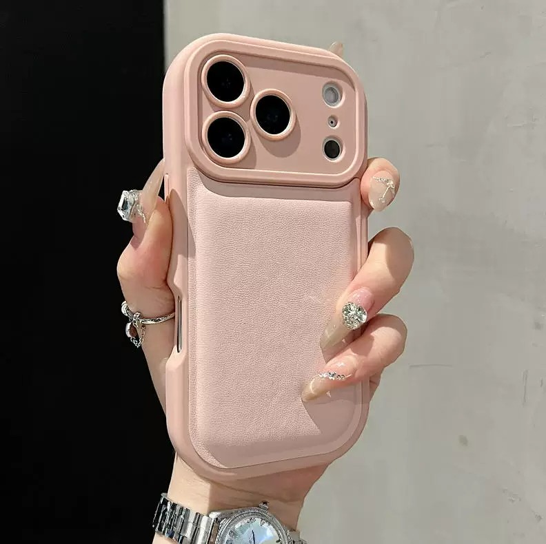气垫小羊皮适用苹果iPhone18promax手机壳17pro新款16网红15高级感14全包防摔13女保护套12纯色16plus硅胶air
