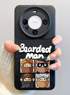 不撞款适用华为mate80promax手机壳新款全包镜头mate70液态硅胶60pro小众40防摔air原创大视窗撞色MT80pro男