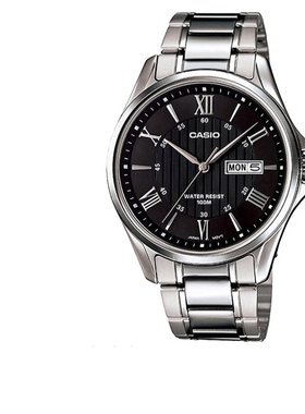 casio卡西欧手表男官方正品时尚商务防水学生石英表MTP-1384D-1A