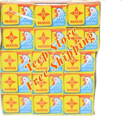 Maggi chicken poulet flavour seasoning bouillon 10g