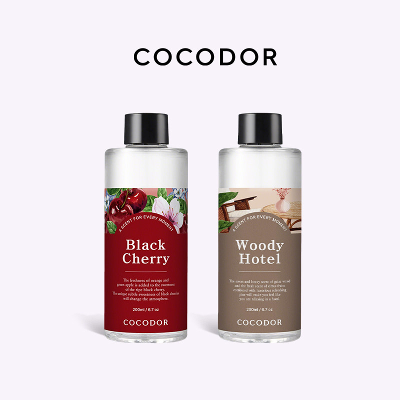 cocodor韩国无火香薰补充液黑樱桃室内香氛持久留香除异味200ml
