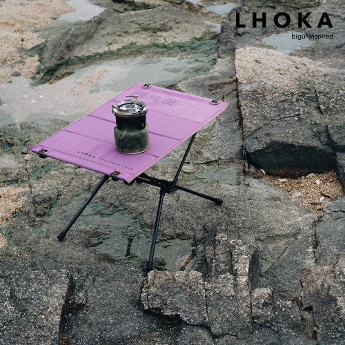 lhoka户外折叠桌轻量便携式露营野炊装备野餐桌子
