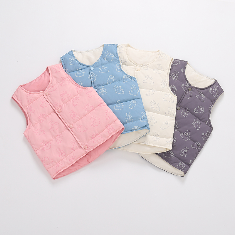 科迪熊羽绒服加厚内胆儿童宝宝