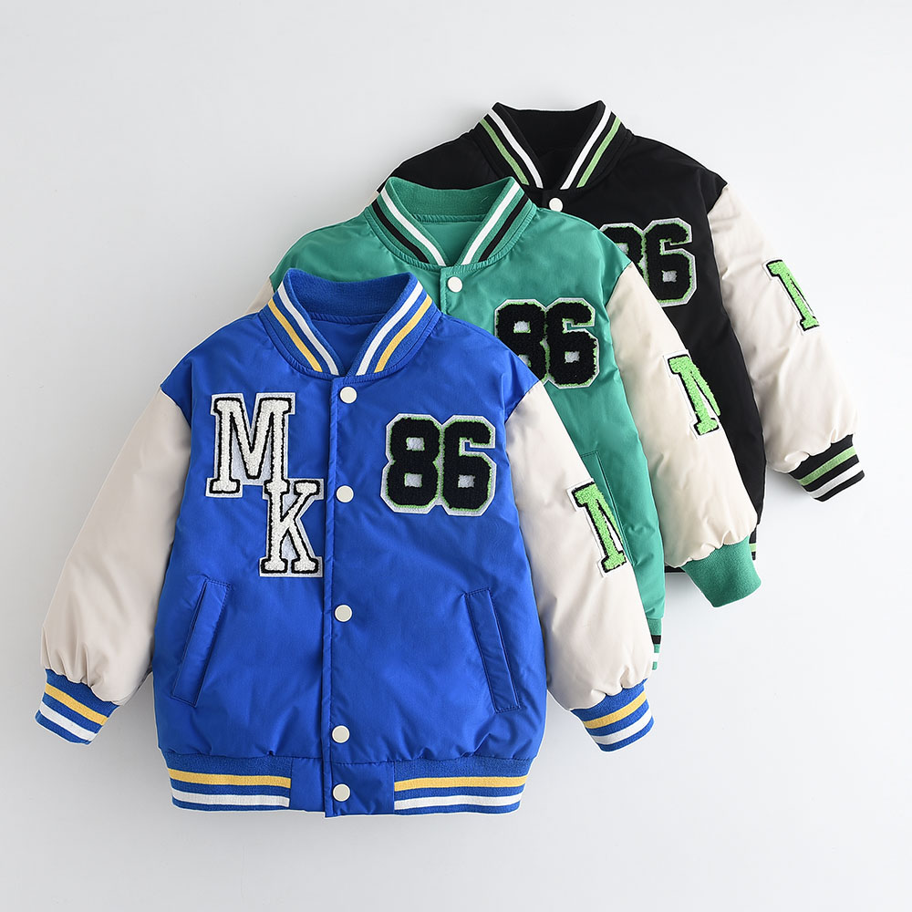 科迪熊常规羽绒男童女童棒球服