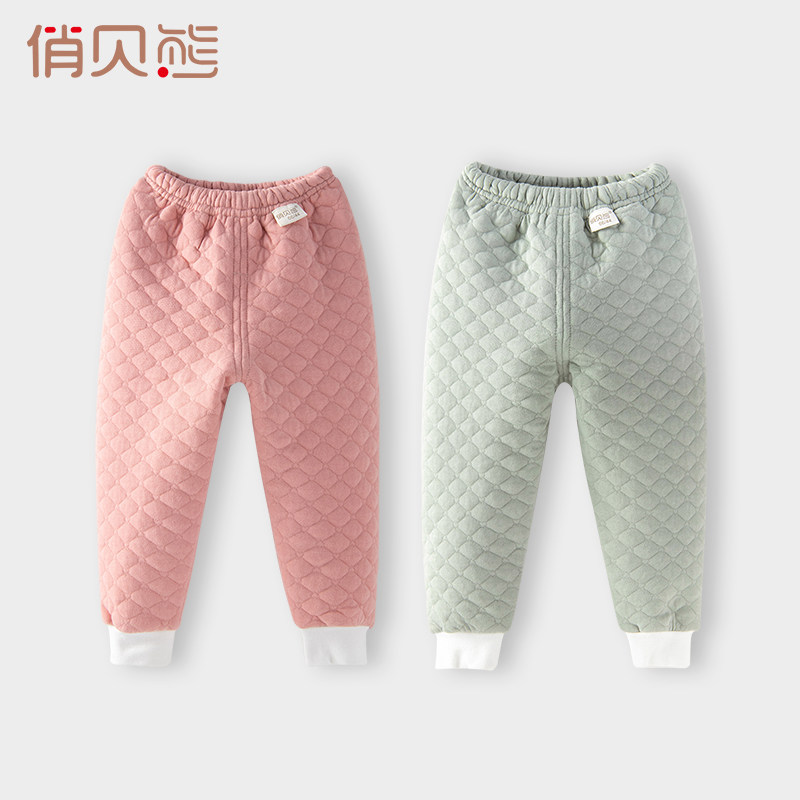 宝宝保暖裤纯棉秋冬季婴儿秋裤加厚三层夹棉男女儿童开档内穿线裤,童装/婴儿装/亲子装,保暖裤,淘宝优惠券,粉丝福利购,淘宝优惠卷