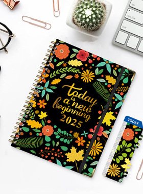 Schedule: English Weekly Plan Check in Notebook A5英文笔记本