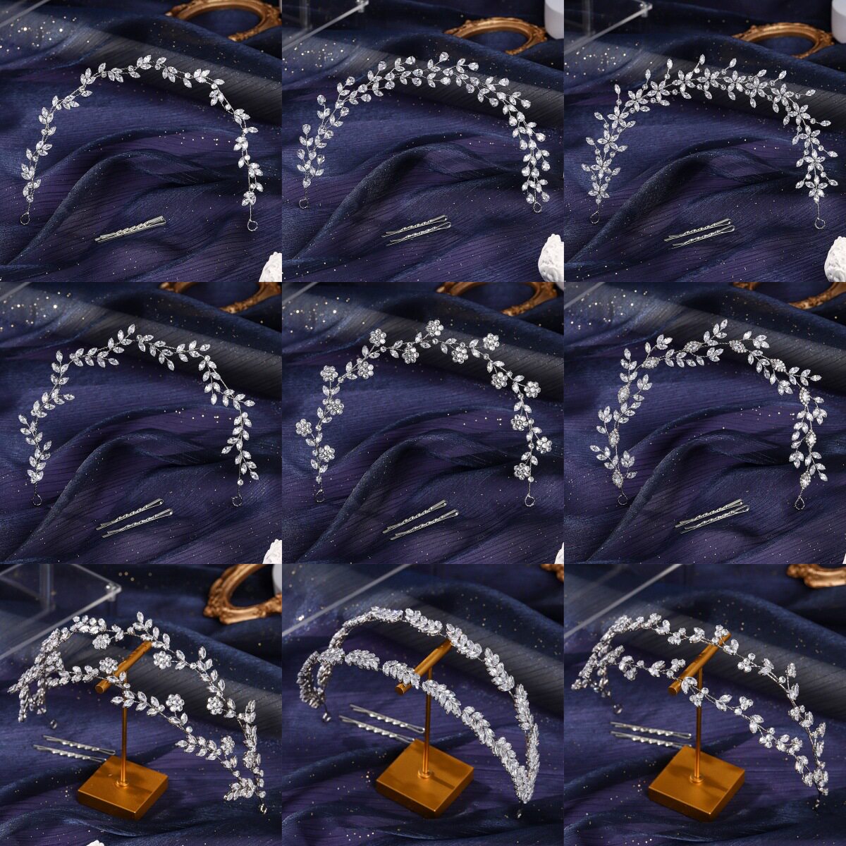 New Bridal Zircon Hair Strap Fashion Headpiece舞会演出头饰