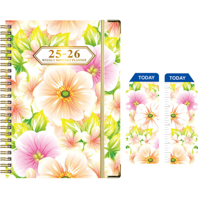25-26 English Schedule A5 Plan Notebook Paper英文笔记本纸