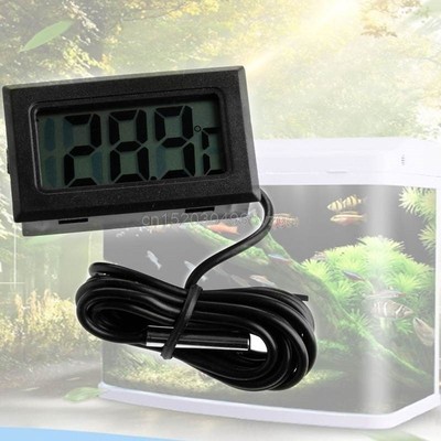 Digital LCD Display Thermometer Sensor for Fridge/Aquarium/F