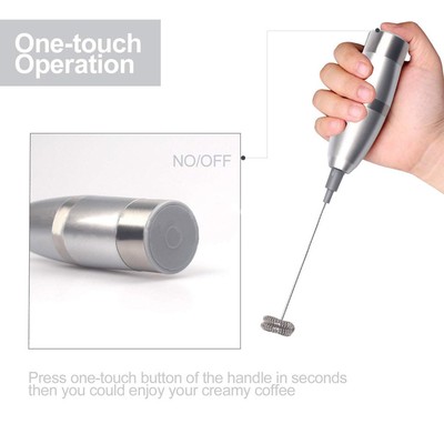 Electric Milk Stirrer Frother Drink Foamer Whisk Mixer Coffe