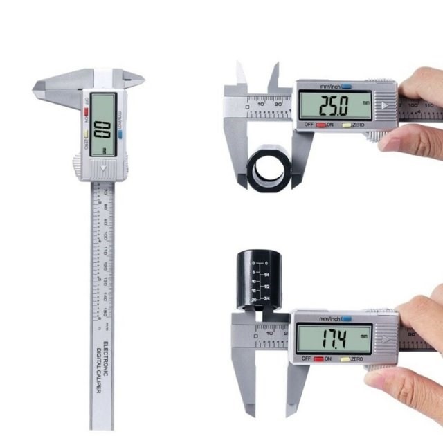 150mm 6-inch Digital Caliper Vernier Micrometer Electronic R 饰品/流行首饰/时尚饰品新 其他DIY饰品配件 原图主图