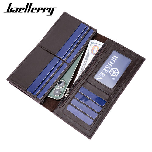 New wallet men's long Korean version multi slot ticket holde