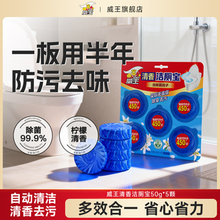 威王洁厕宝马桶蓝泡泡厕所除菌除臭去异味洁厕灵自动清洁剂神器