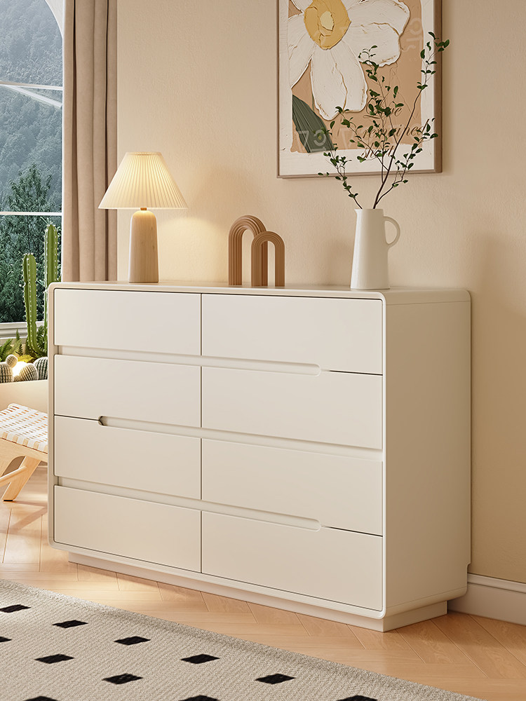 实木烤漆五斗柜卧室靠墙置物柜六斗柜床尾柜收纳八斗立柜抽屉柜子