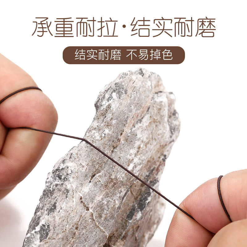 IMPORTED BRACELET ELASTIC ROPE BEADED ROPE WEAR-RESISTANT PLAY ROPE COW TENDON LINE BEADED XINGYUE BODHI SPECIAL WIRE ROPE CHAIN