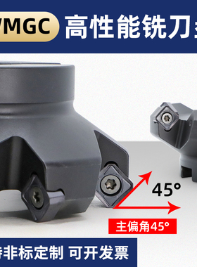 DOCOROM支持非标45面铣刀盘开粗快进给SNEU1206/SNMX1205双面八刃