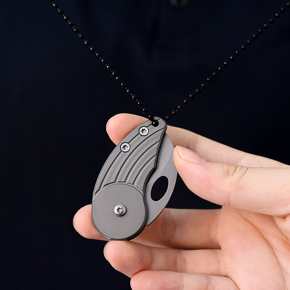 户外便携小刀迷你折叠小爪刀随身钥匙刀快递拆箱刀防身挂件小弯刀