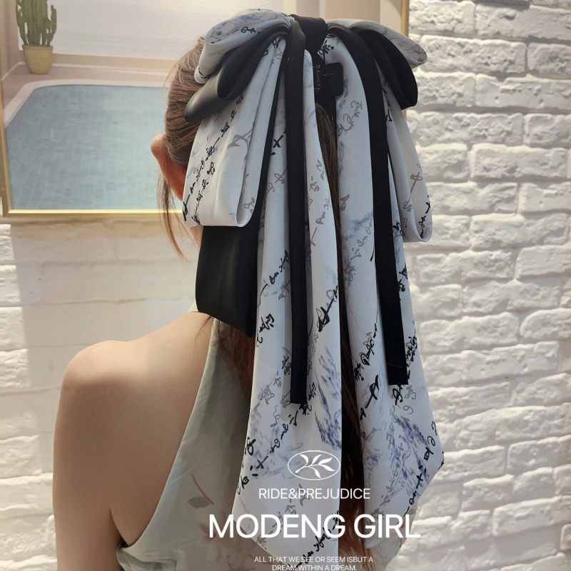 新中式超大蝴蝶结发夹