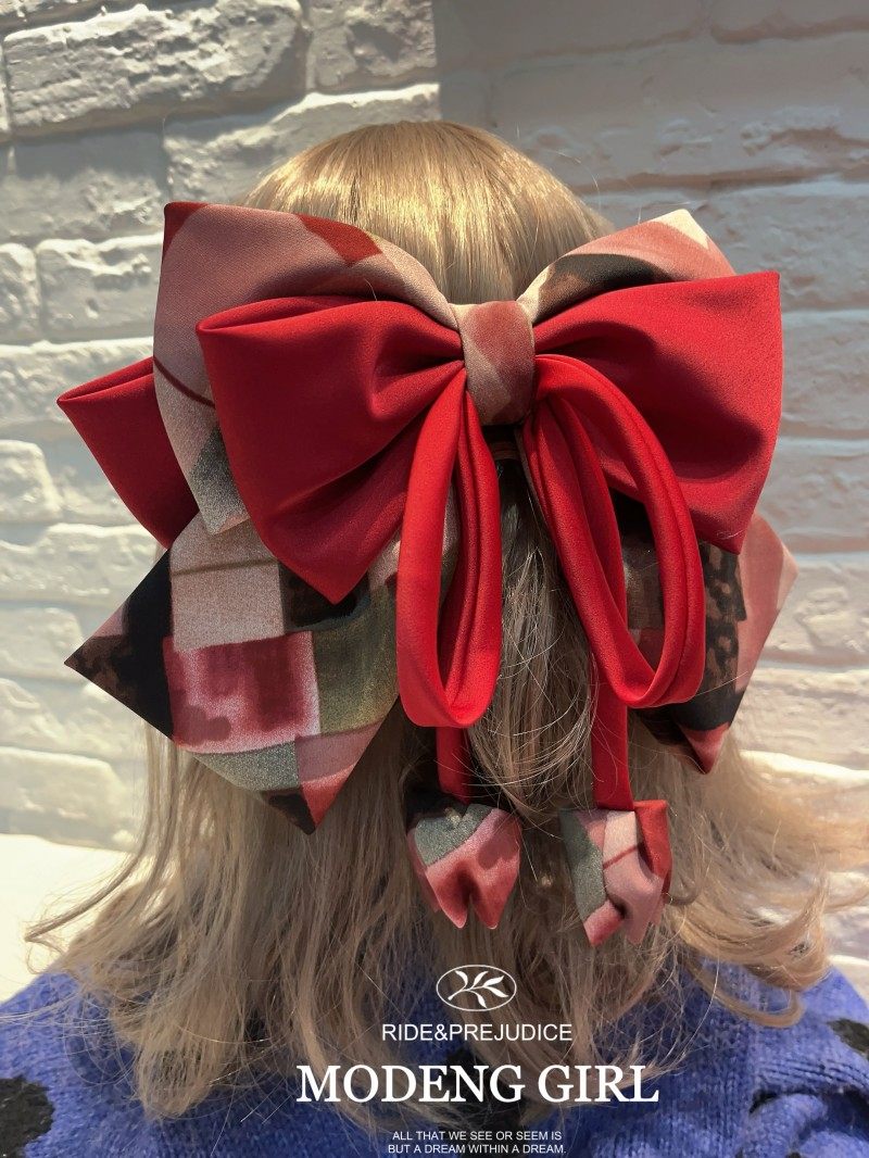 法式高级感蝴蝶结发夹