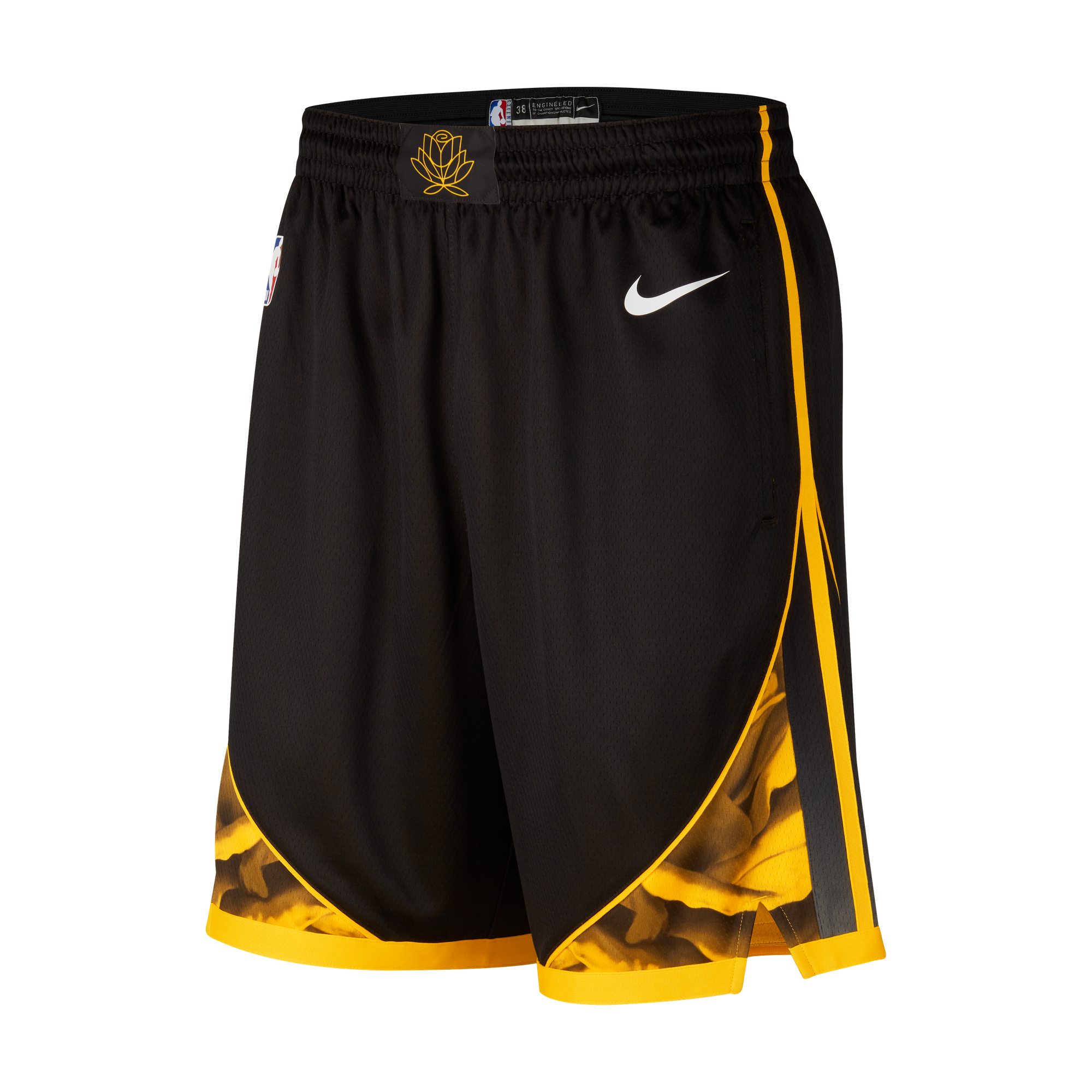 Nike耐克金州勇士队DRI-FIT NBA短裤休闲运动裤速干男DO9657-010-封面