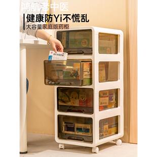 多层药箱家庭装药品收纳盒医药箱家用大容量整理药柜大号救急药盒