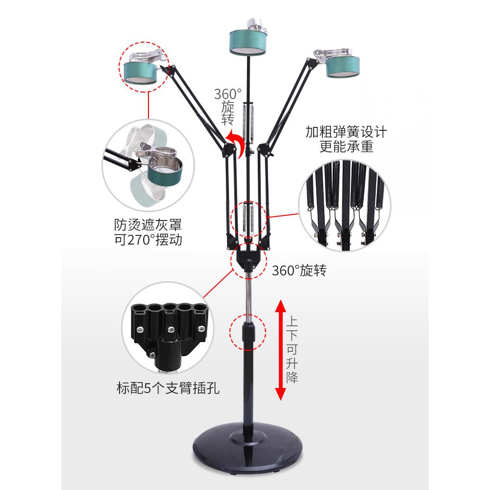艾灸架悬灸架立式家用雷火灸艾灸架子立式防烫落地手机懒人支架