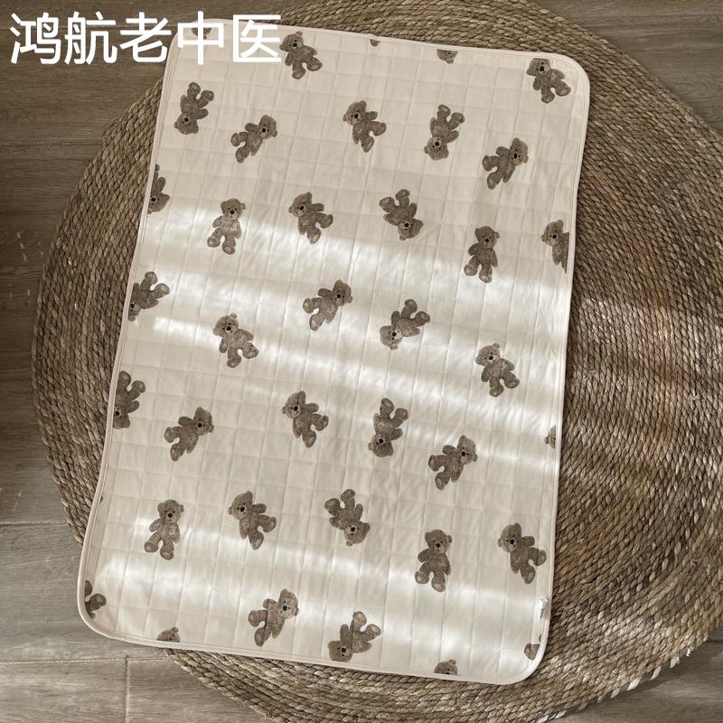 为了许多汉堡包婴儿隔尿垫成人月经姨妈垫纯棉防水可洗大号床垫夜