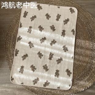 为了许多汉堡包婴儿隔尿垫成人月经姨妈垫纯棉防水可洗大号床垫夜