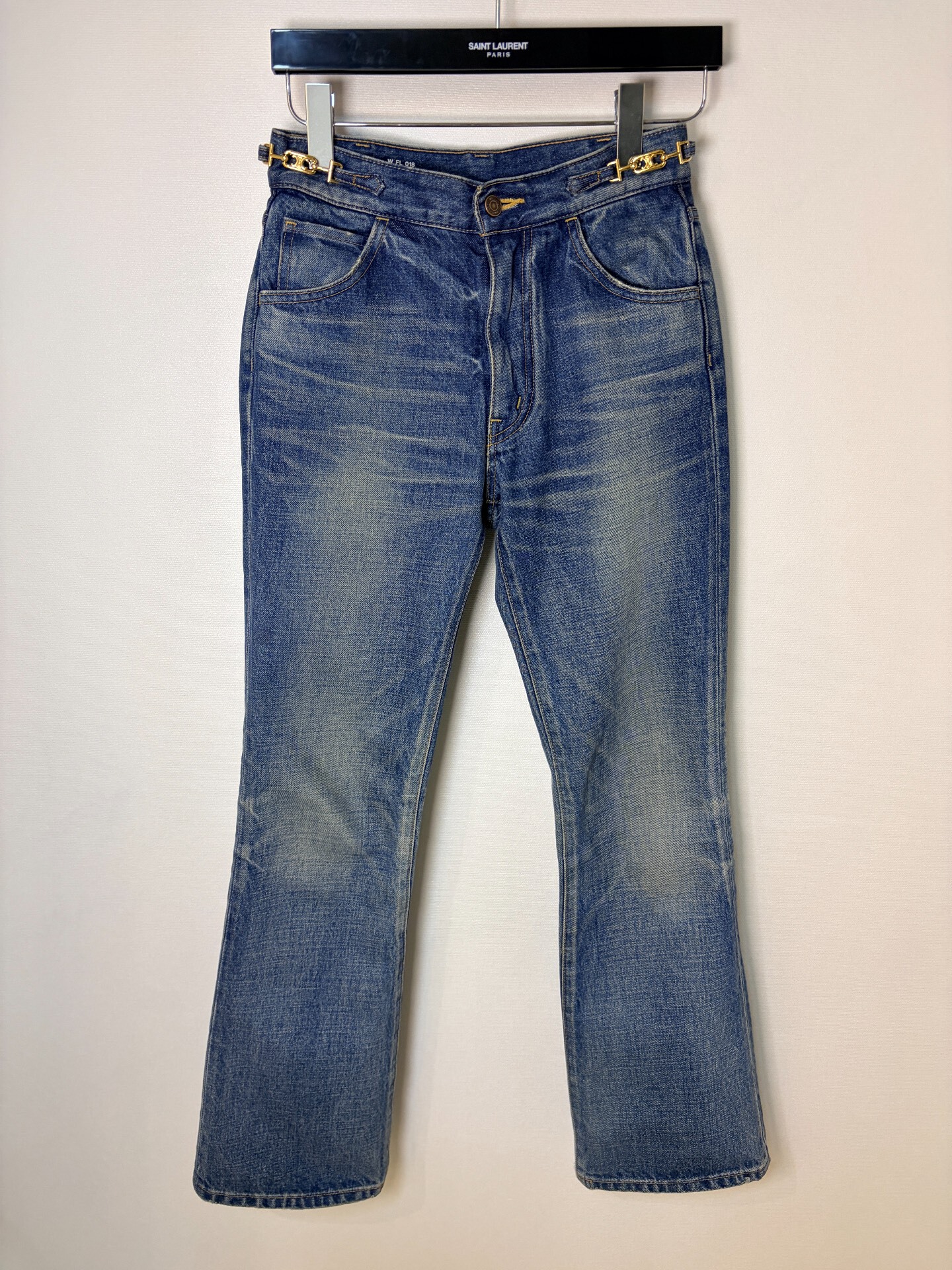 Celine Dylan Blue Micro-Flare Jeans