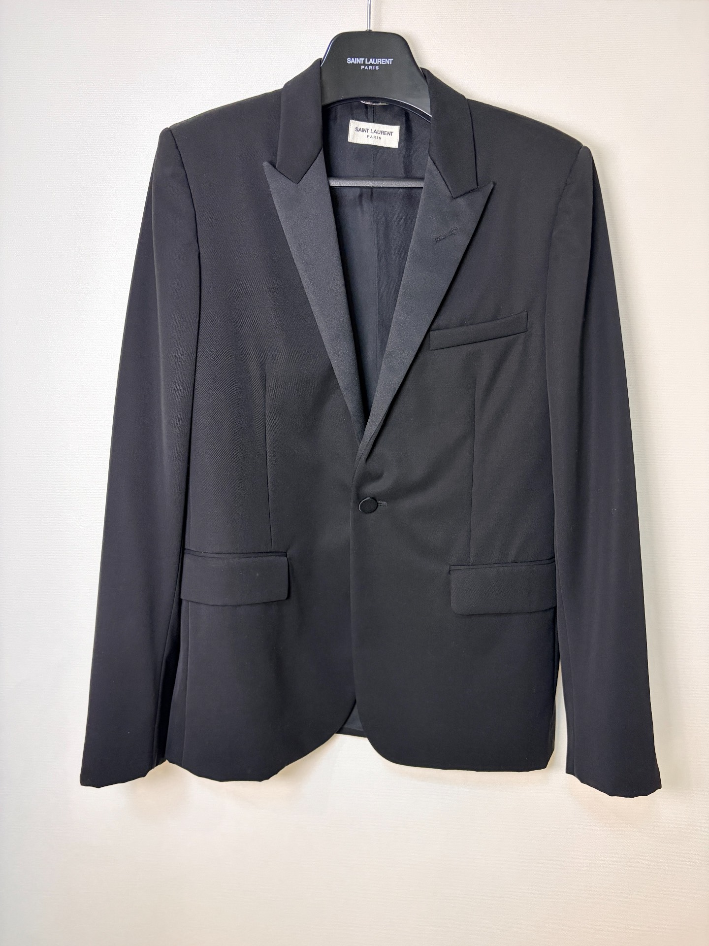Saint Laurent Black Tuxedo Jacket