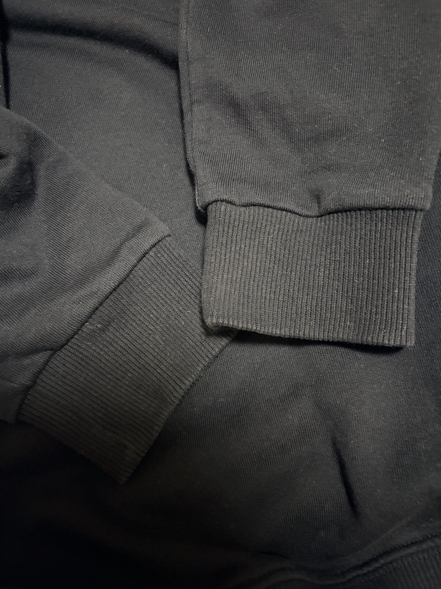 Saint Laurent SLP 13FW Leather Zip Sweatshirt — back