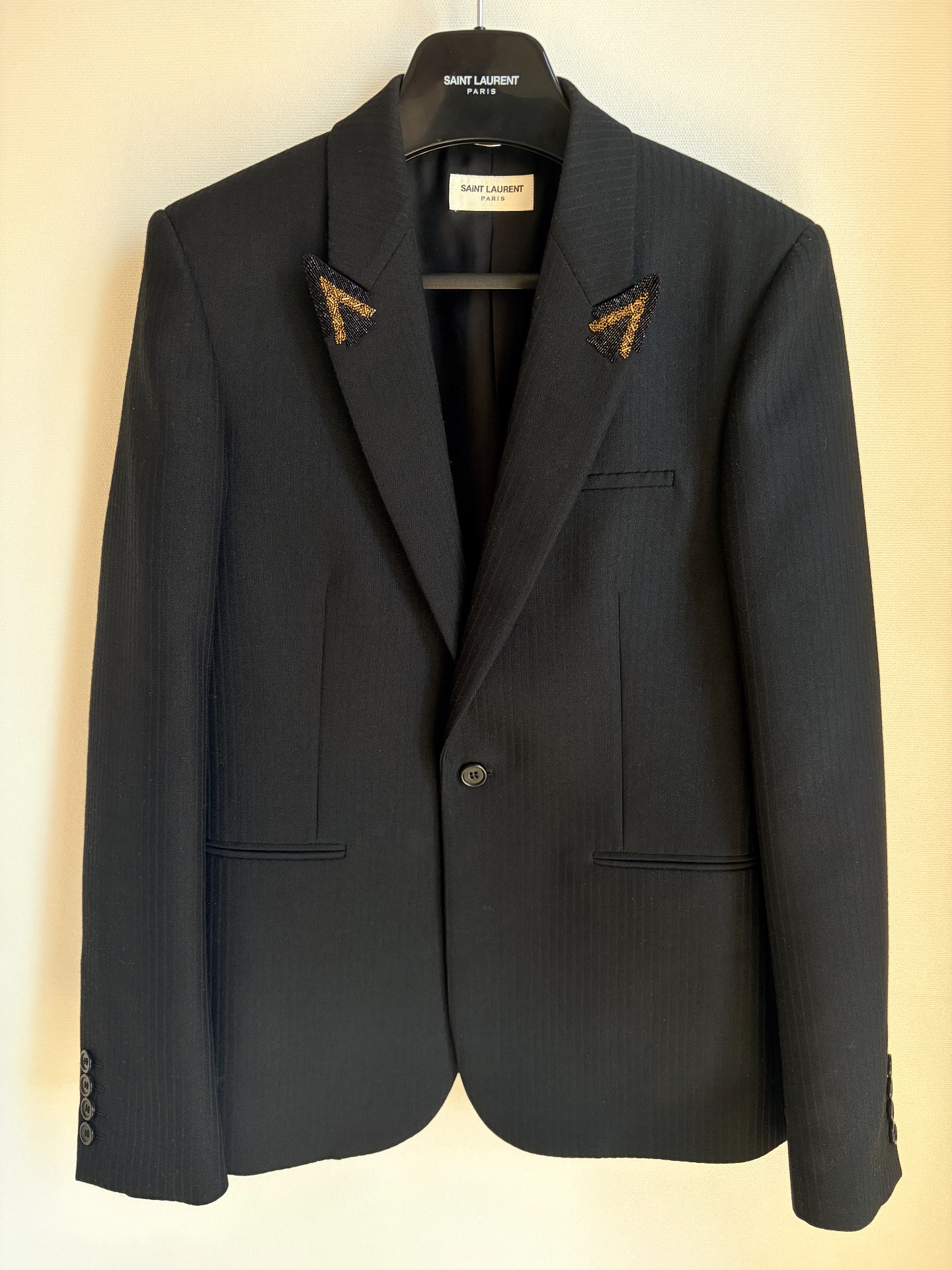 Saint Laurent 19FW Gold Arrow Blazer