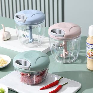 捣蒜泥神器家用打蒜器手动式拉蒜器迷你切蒜绞蒜机压大蒜蓉搅碎器