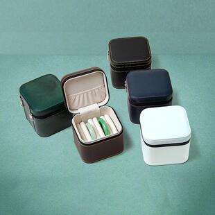 高档手镯收纳盒5位防尘防氧化首饰盒翡翠镯子收纳手镯盒