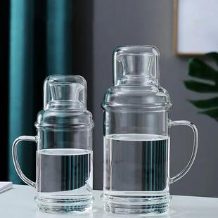 玻璃冷水壶耐高温凉白开水杯套装日式大容量储水瓶夏防爆果汁扎壶