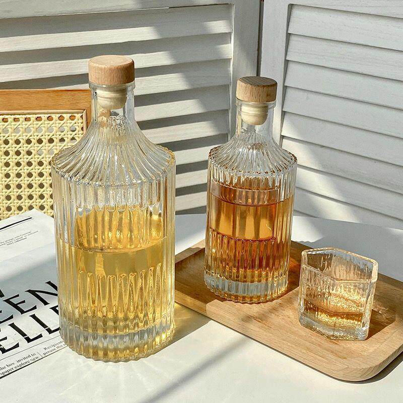 创意好看的冷萃冰咖啡玻璃瓶饮料密封罐小酒瓶果酒分装空瓶子容器