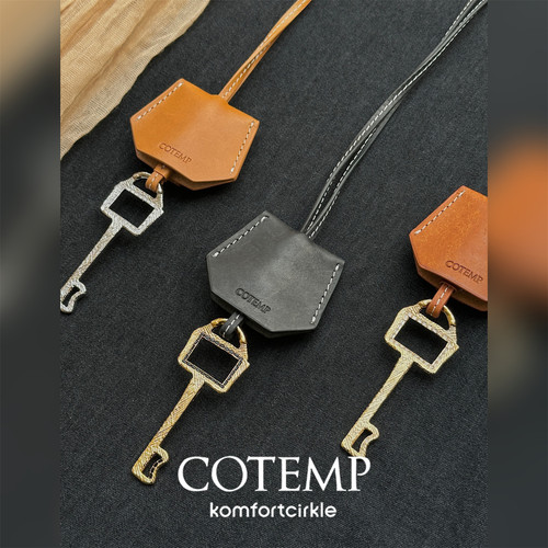 COTEMP Clavis Necklace 植鞣牛皮皮革钥匙项链眼镜挂链包挂手工