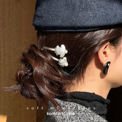 soft mountains软山 Petals songs索玛花瓣发夹 复古高级感头饰