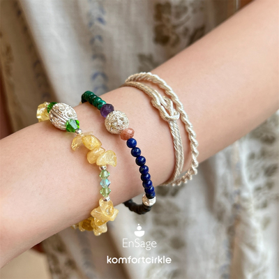 自留推荐定制款 ENSAGE/APT702 925银麻花编织手链高级质感百搭