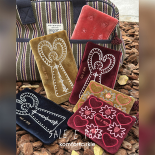 比心冷静人心跳刺绣收纳包旅行证件护照包礼物 PEPE胡椒盐 SALE