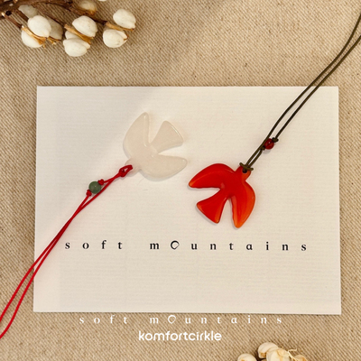 soft mountains软山 Dawn Bird晨鸟项链 原创设计吊坠锁骨链