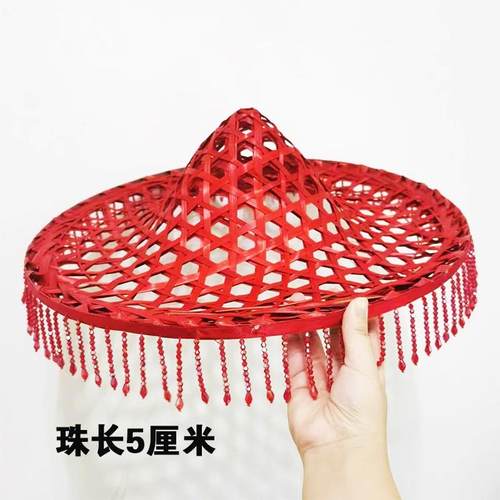 成人跳舞斗笠帽子广场舞成人