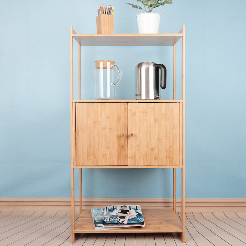 Double Door Shelving Arrangement Storage rack capacity multi-function Bambooin the Storage consolidation , Family finishing equipment , Finishing rack/Shelf/Storage Rack  category - from Buy2taobao.com to provide professional Taobao agent buy service