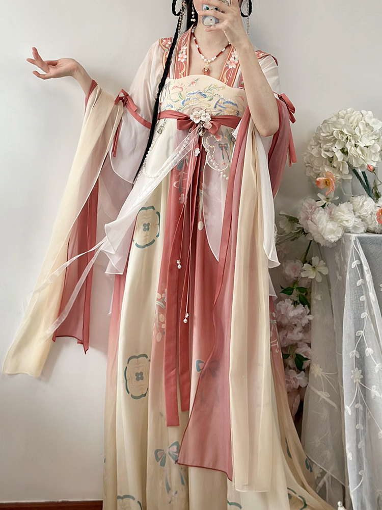 青穗漢服2023刺繡雙色仙氣