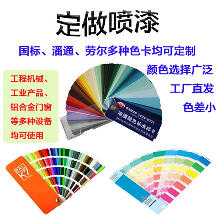 RAL色卡来图定制喷漆工厂直发图片