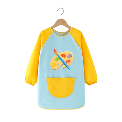 儿童围裙画画罩衣宝宝吃饭围兜