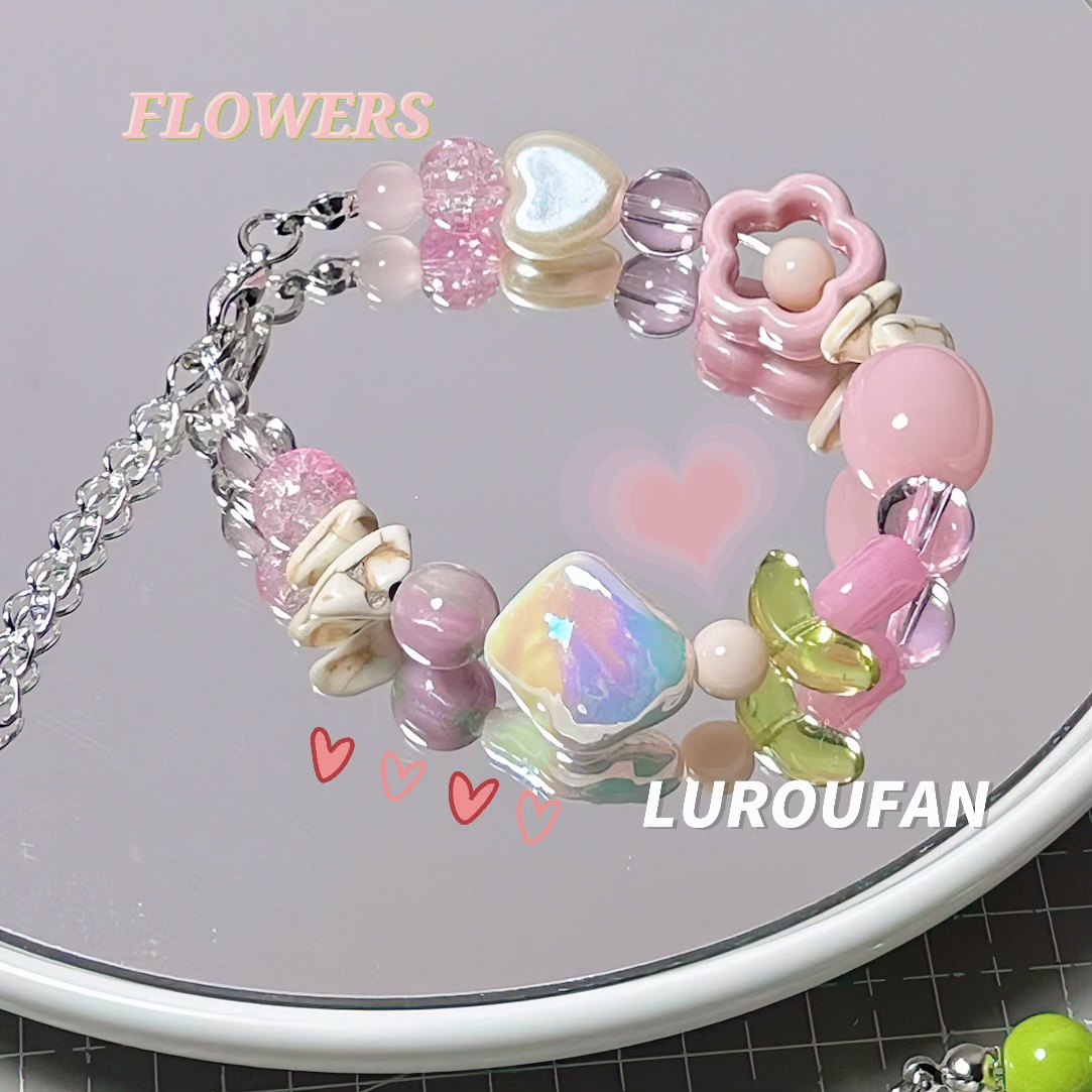 【郁朵朵】原创设计小清新闺蜜小众网红春季手链饰品