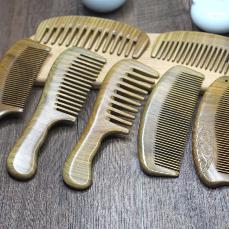 巴拉圭绿檀木梳玉檀香大号梳子雕花梳家用便携长柄宽齿木梳,家庭/个人清洁工具,梳子/化妆梳/按摩梳,淘宝优惠券,粉丝福利购,淘宝优惠卷